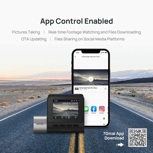 Dễ dàng điều khiển mọi tính nawgn trên App 70mai