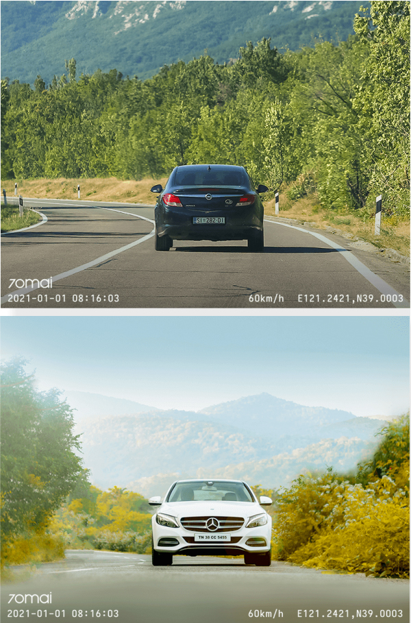 ghi hình 2 kênh đỉnh cao của 70mai A500S