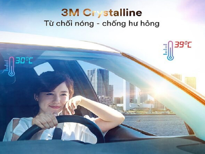 Bảng báo giá Phim Cách Nhiệt 3M Crystalline Ô Tô 2021 mới nhất