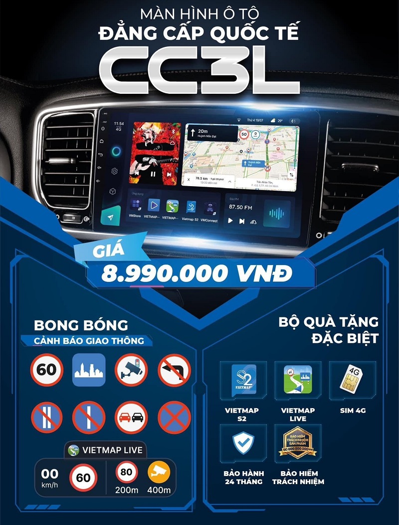 Bảng giá màn hình Android Teyes CC3L chính hãng mới nhất 2023