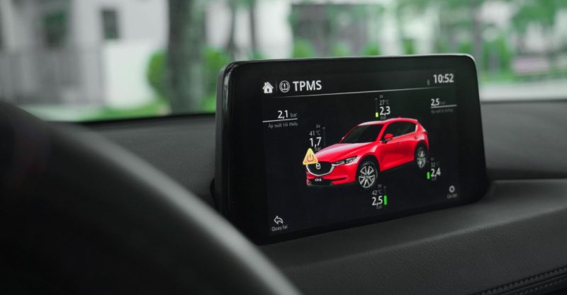 Cảm biến áp suất lốp Ellisafe J43 - trang bị cần thiết cho chủ xế Mazda