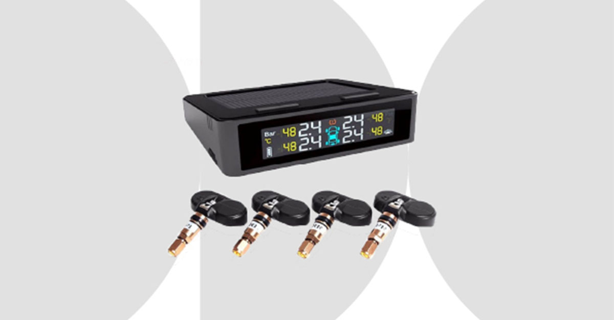 Cảm biến áp suất lốp năng lượng mặt trời ICAR Ellisafe TN402 có màn hình