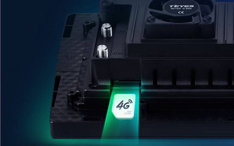 Hỗ trợ sim 4G kết nối mạng Internet mạnh mẽ với nhiều nhà mạng